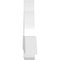 Ekena Millwork Ericson Architectural Grade PVC Gable Bracket, 96"W x 20"H x 4"D x 6"F, 5/12 Pitch GBP096X20X0406ERI00 - alternate 4